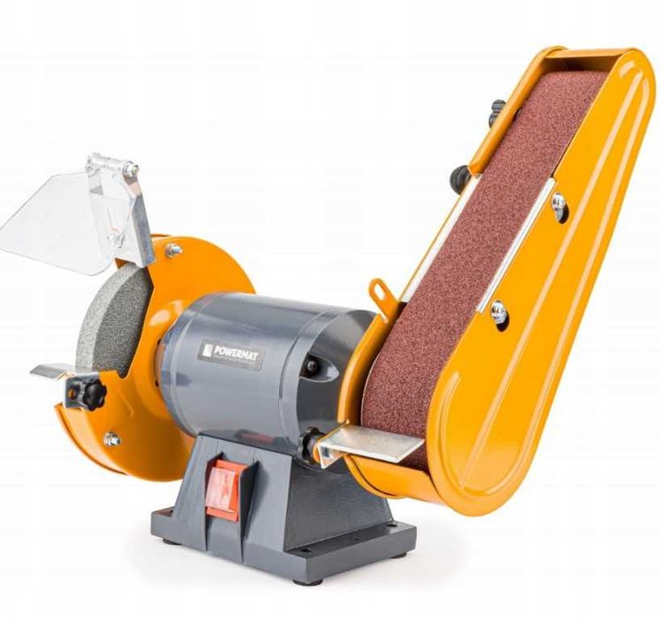 Шліфувальний верстат Powermat стрічковий 2в1 1850 Вт 150 мм 2950 об/хв
