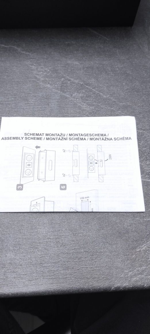 Listwa zasilająca do mebli Design Light