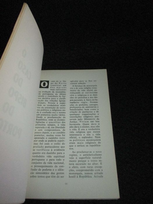 Livro Relações Igreja-Estado Entrevista com o Bispo do Porto