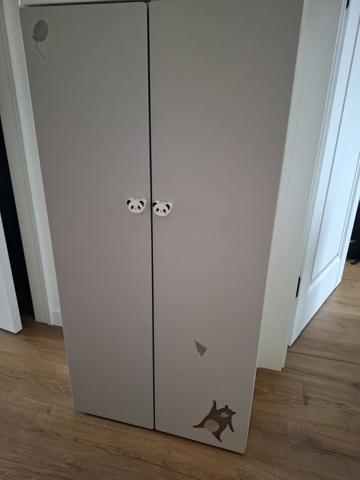 Szafa i komoda Plasta ikea szare