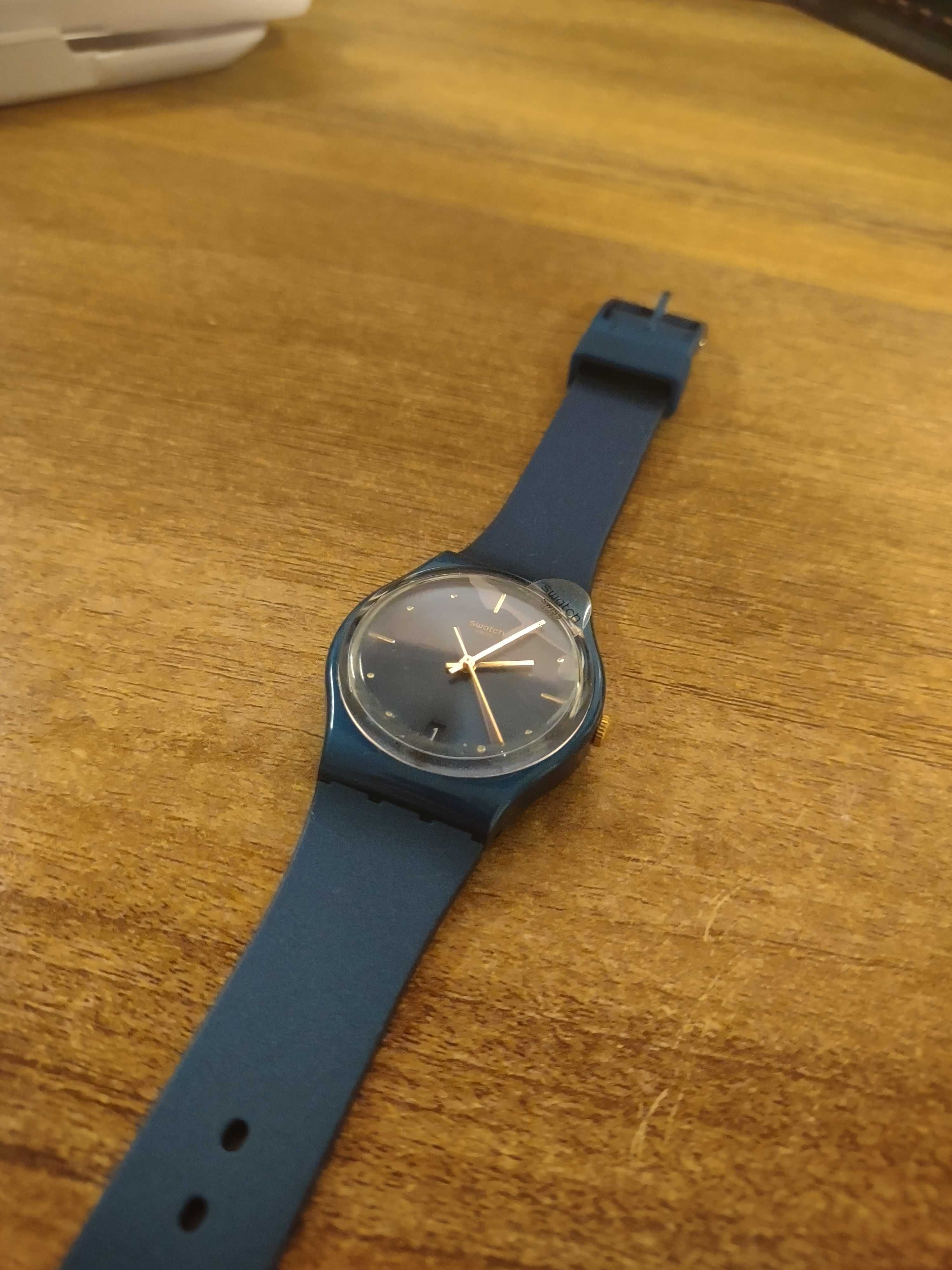 Zegarek damski/unisex Swatch PEARLYBLUE GN917