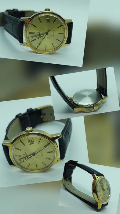 Mechaniczny męski zegarek Omega Geneve 35mm po serwisie u zegarmistrza