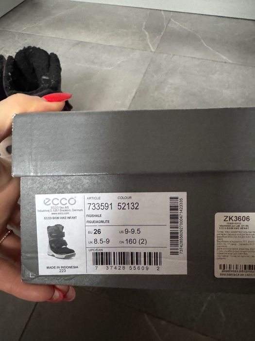 Чобітки дитячі Ecco