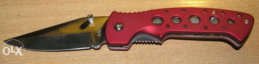nóż scyzoryk folder stal 440c HRC58