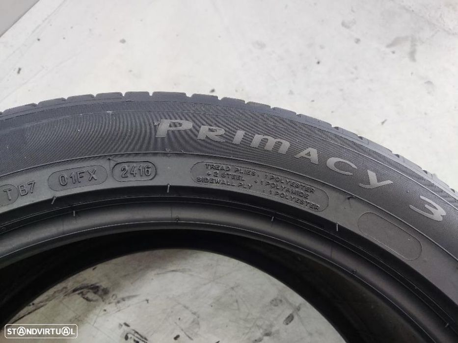 2 pneus semi novos 245-45r18 michelin - oferta dos portes