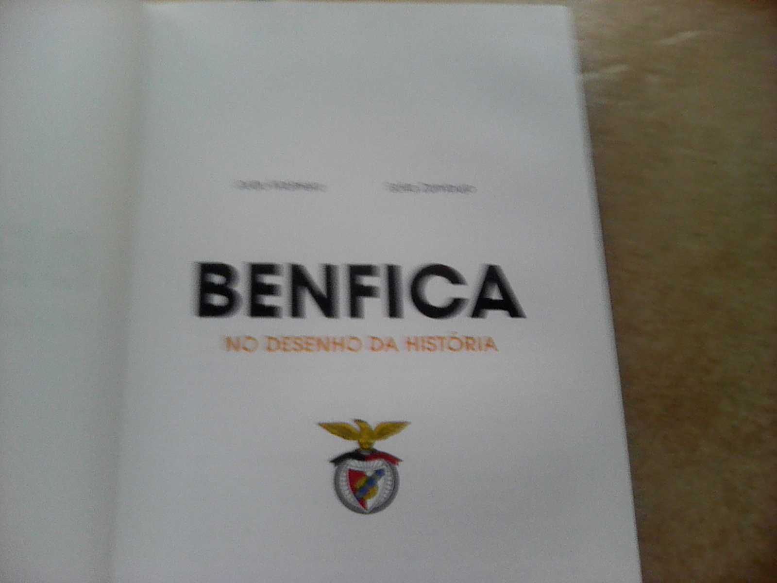 Livro "Benfica - No Desenho da História" + Almofada Benfica