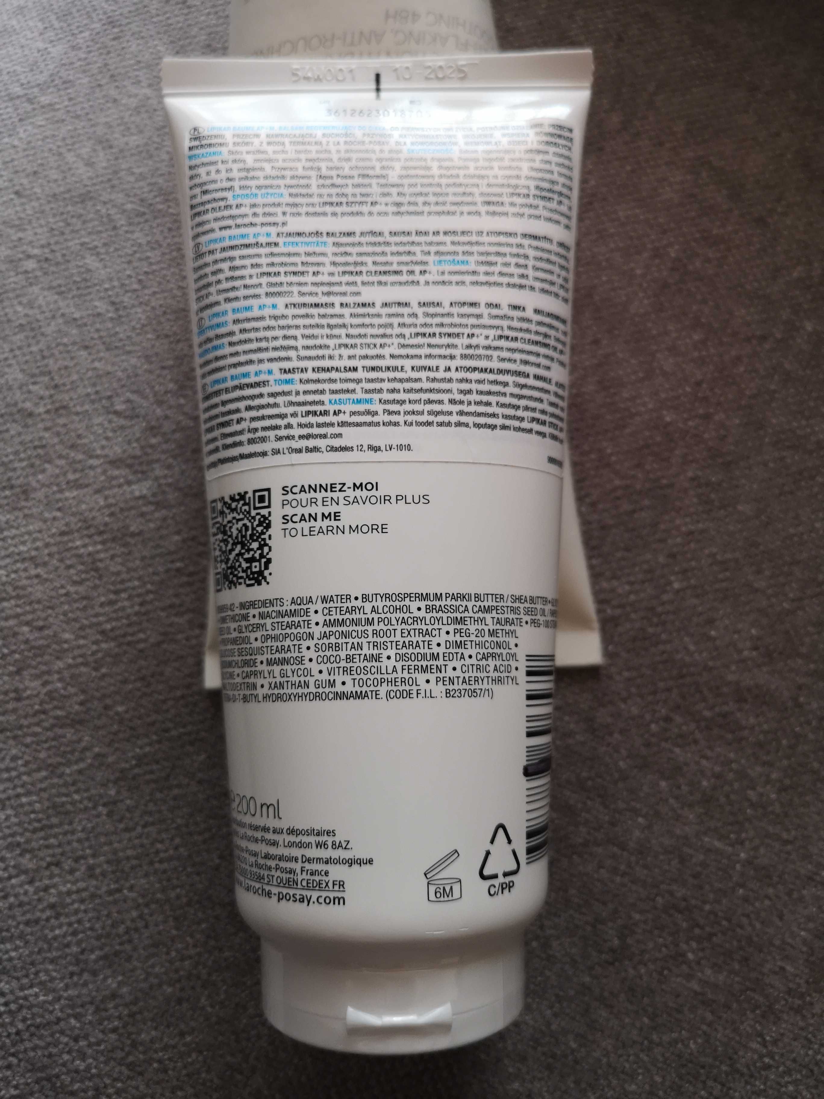 La Rosche Posay Lipikar Baume AP+M 200ml