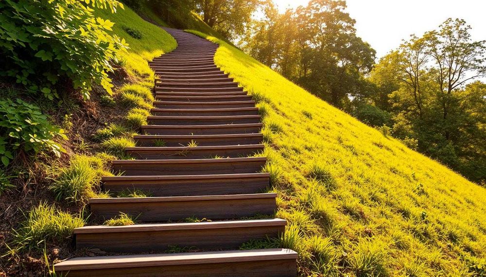 Zlecę wykonanie schodów i półek na skarpie
