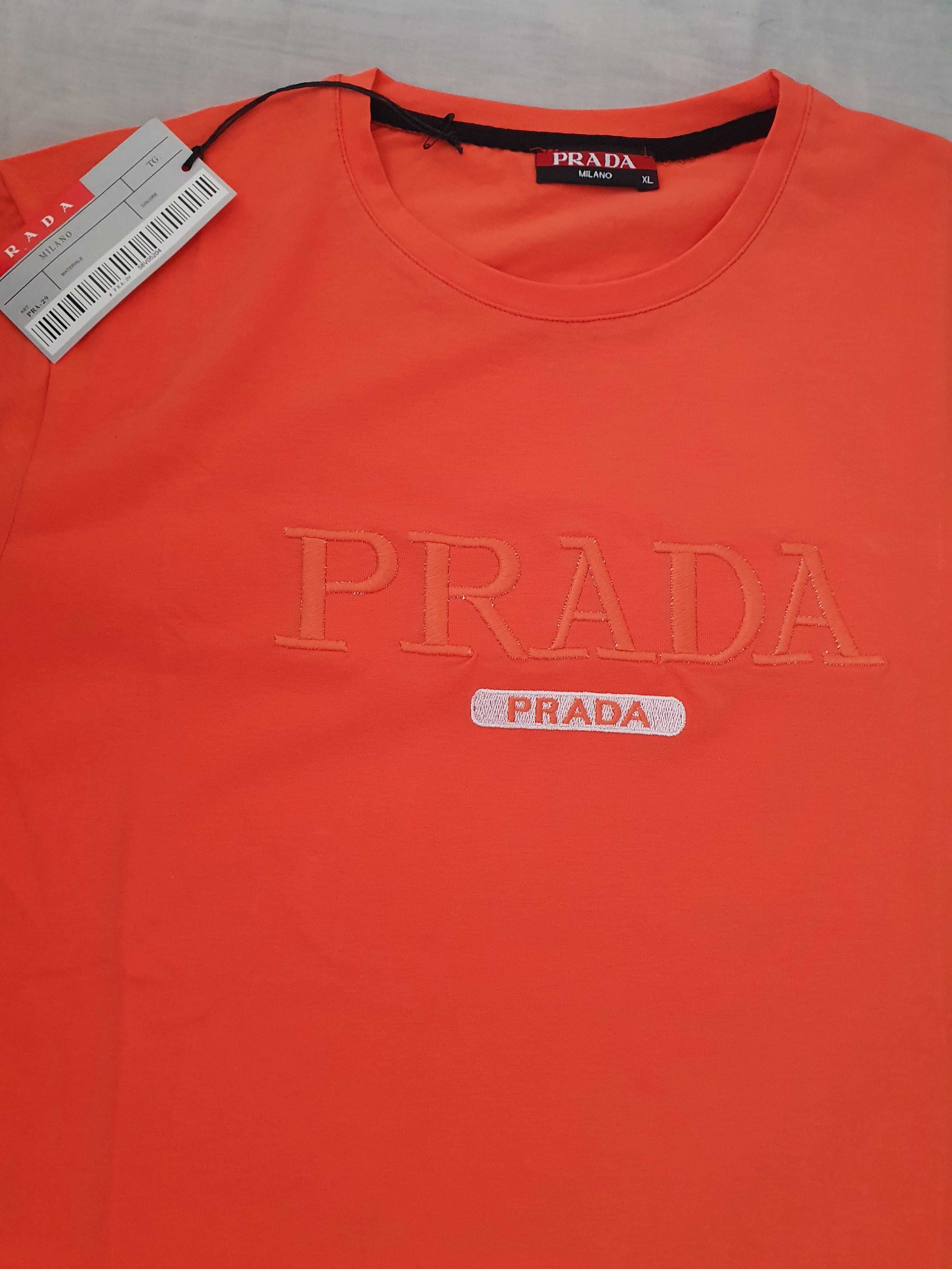 NOWA koszulka męska Prada Milano XL piękny kolor i model na prezent