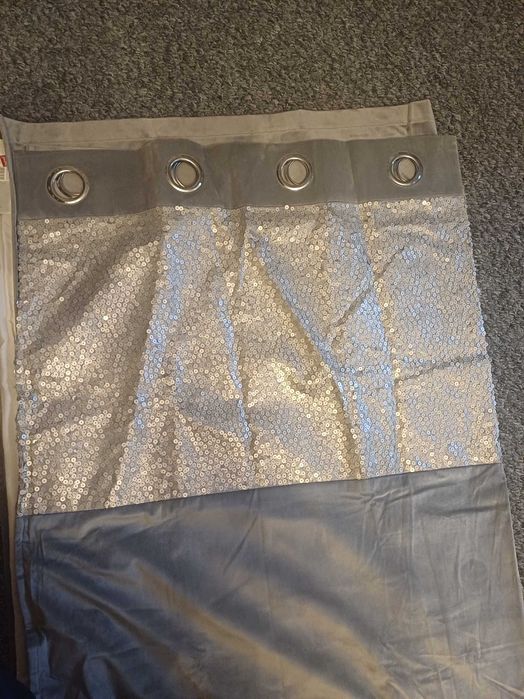 2 nowe zasłony szare Home and You