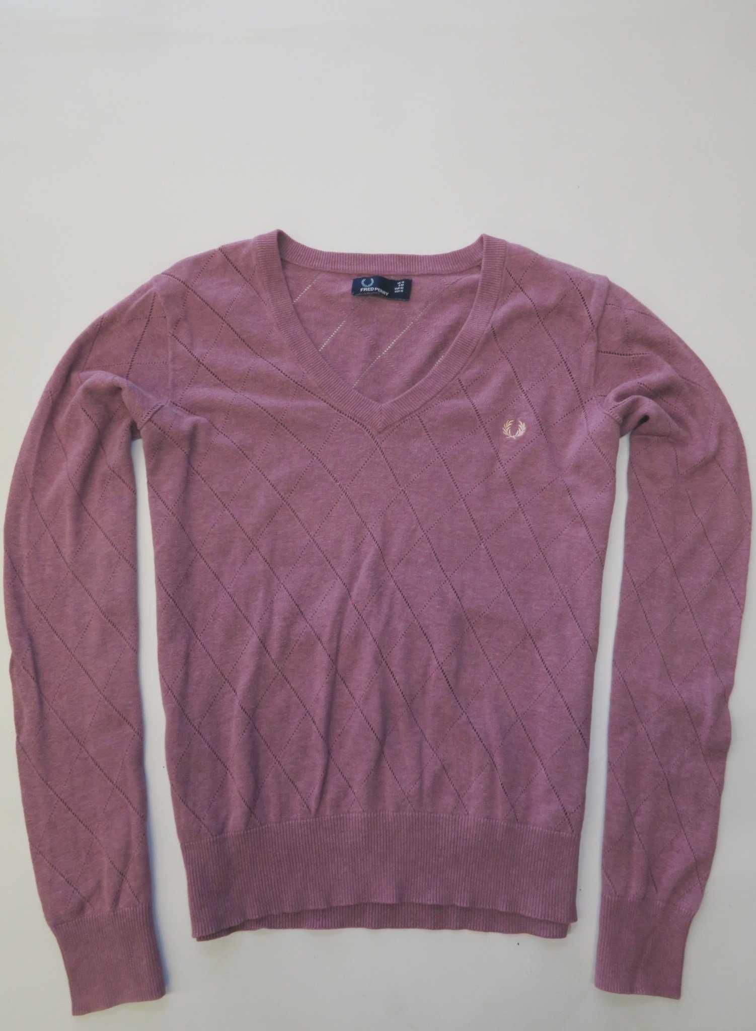 Fred Perry sweter damski w romby L