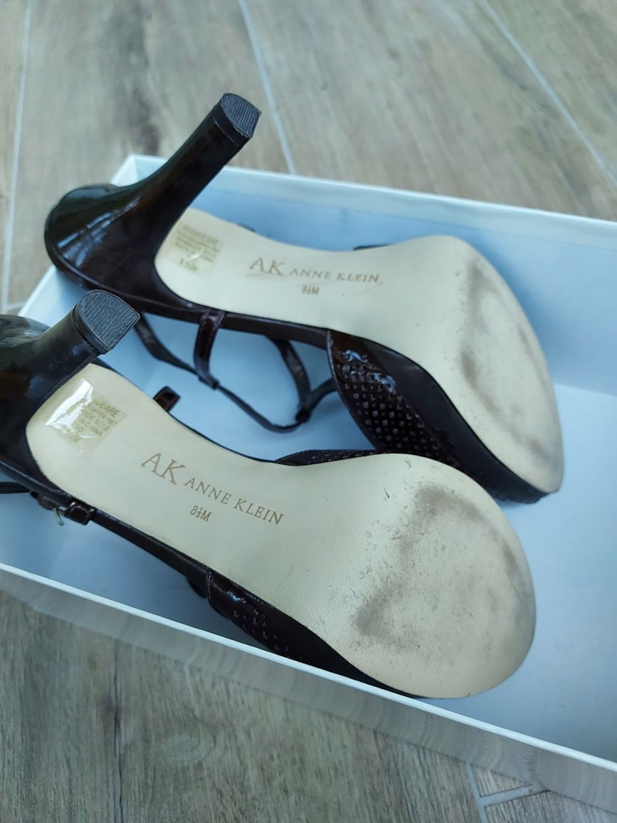 Orginalne skorzane buty ANNE KLEIN rozmiar 40