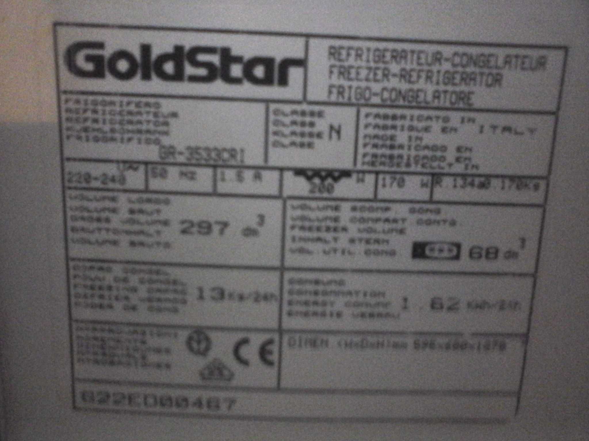 Продам холодильник Gold Star