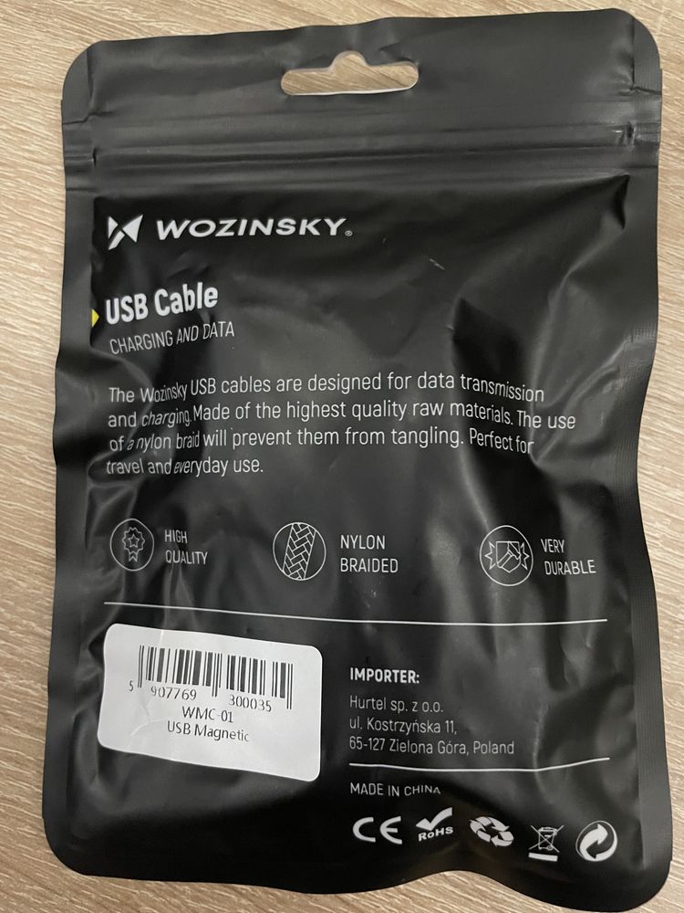 Кабель USB - USB 3.1 тип C Wozinsky 1 м