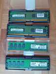 Memórias RAM DDR2 PC2-6400 DIMM 240 PIN 4 x 1GB Crucial e Samsung