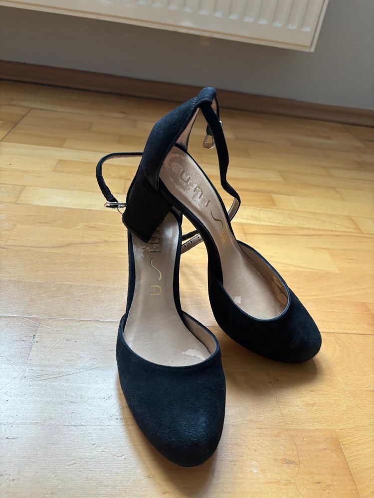 Buty skórzane unisa