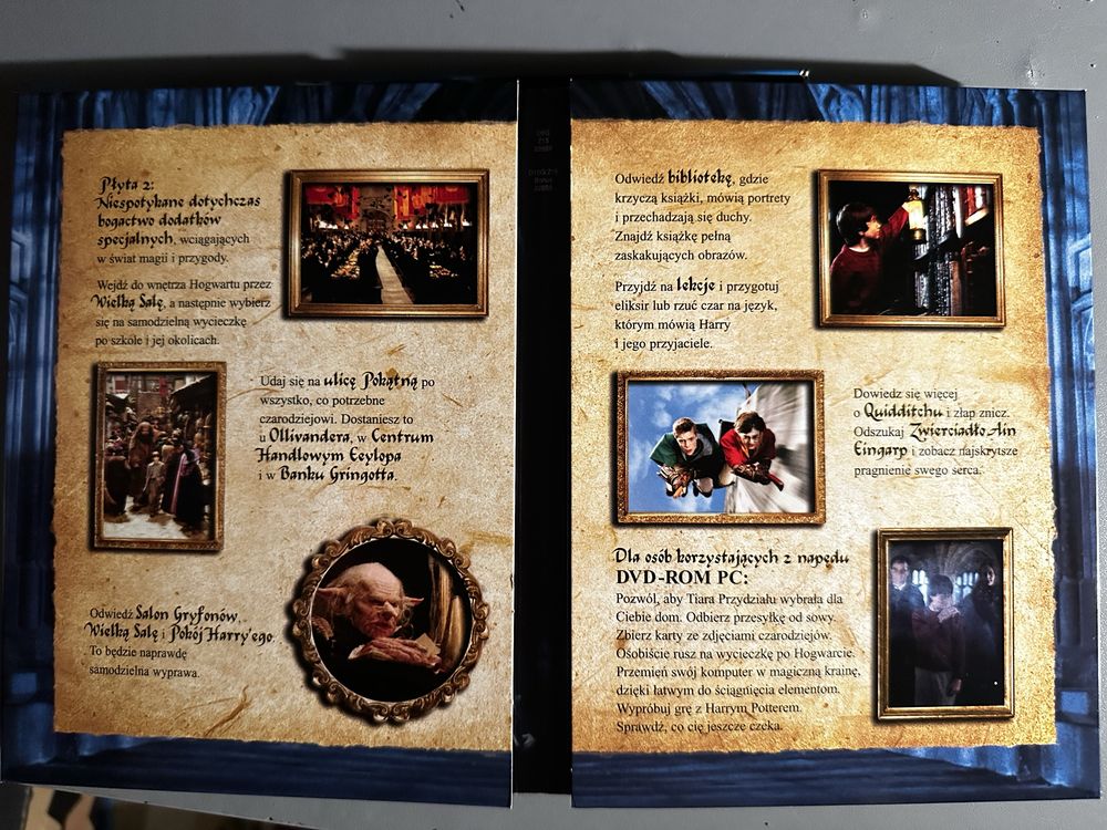Harry Potter i Kamień Filozoficzny Polskie wydanie 2 x DVD Film dodatk