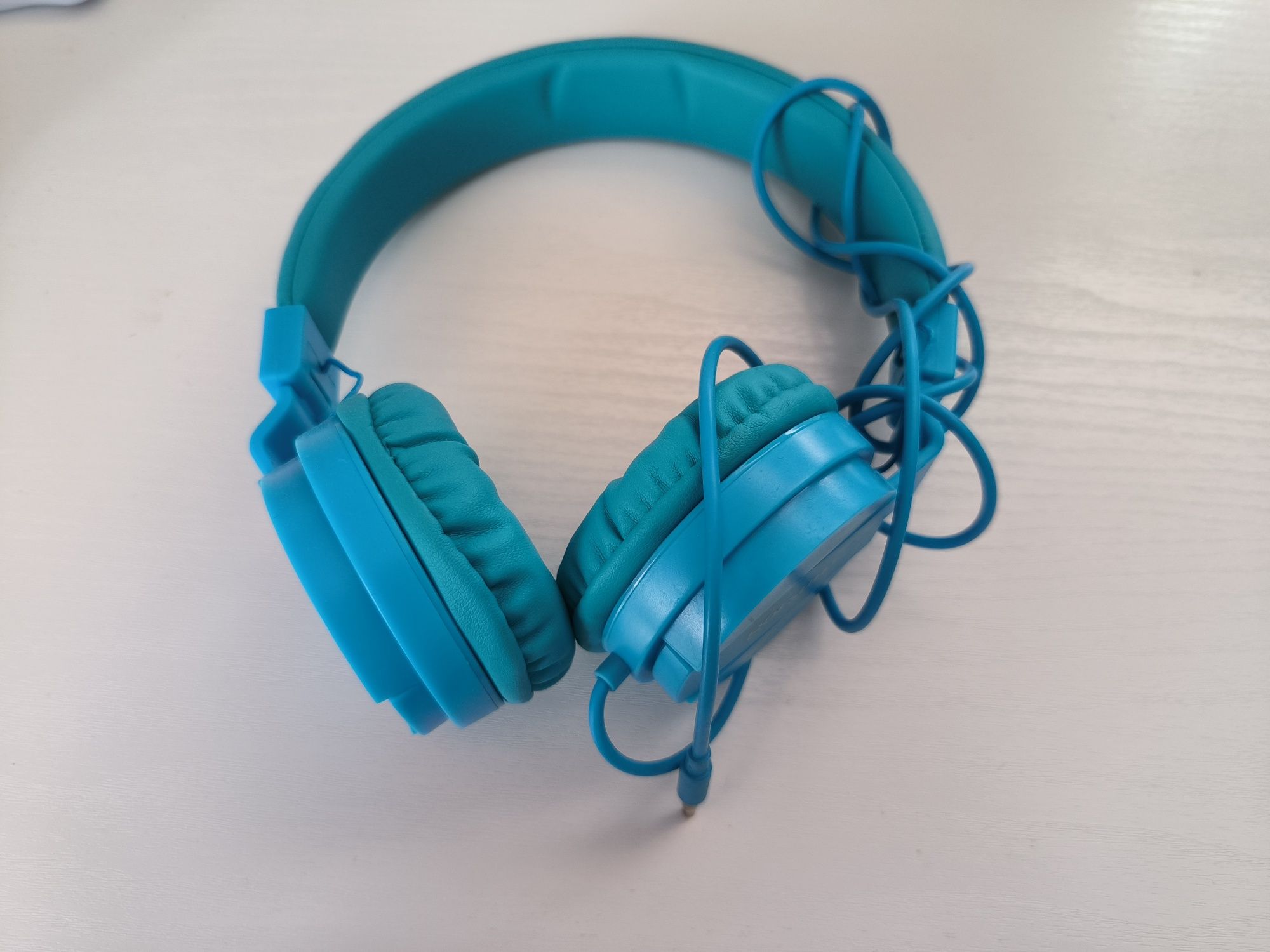 Słuchawki niebieskie