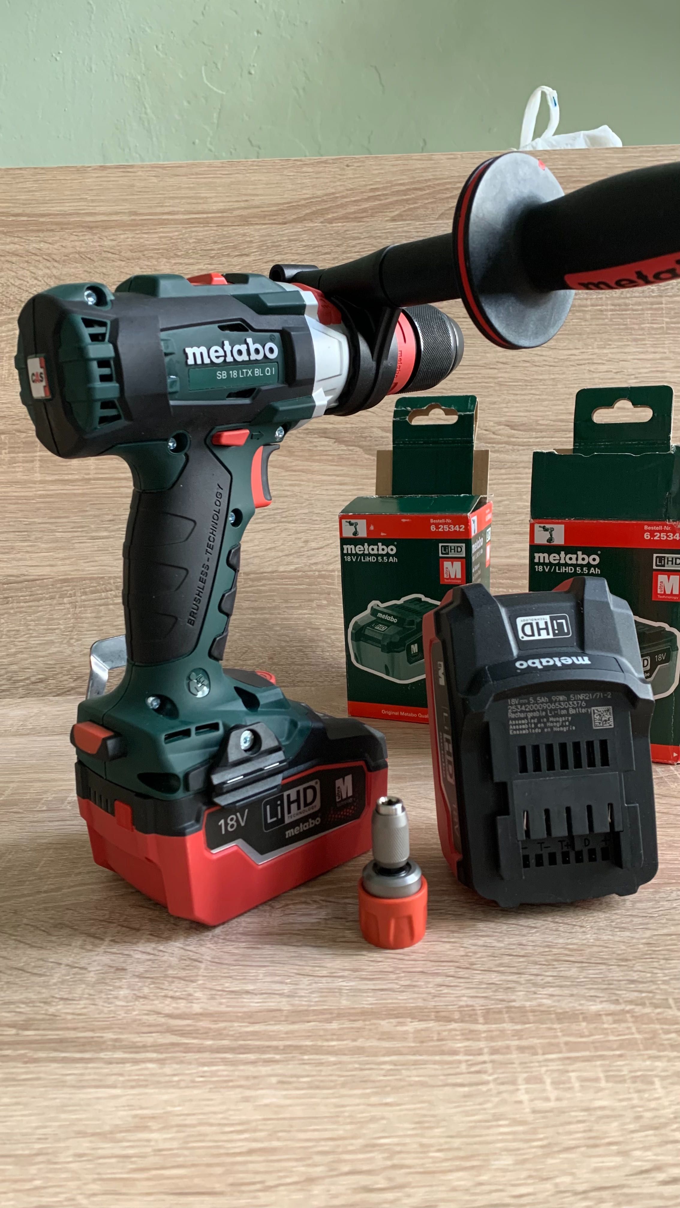 Срочно продаётся Аккумуляторный шуруповёрт Metabo SB 18 LTX BL Q I