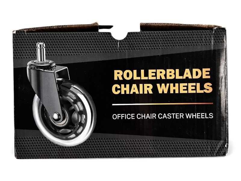 KÓŁKA DO FOTELA Obrotowego Krzesła Kauczukowe Silikonowe 5 SZT 148