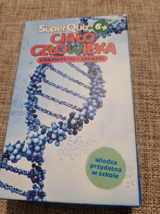 NOWE Ciało człowieka Super quiz 6+