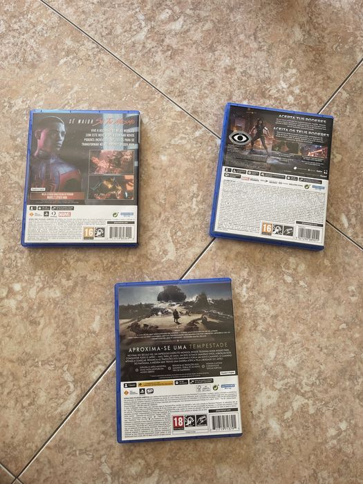 Ghost Of Tushima , Spider Man, Avegers PS5