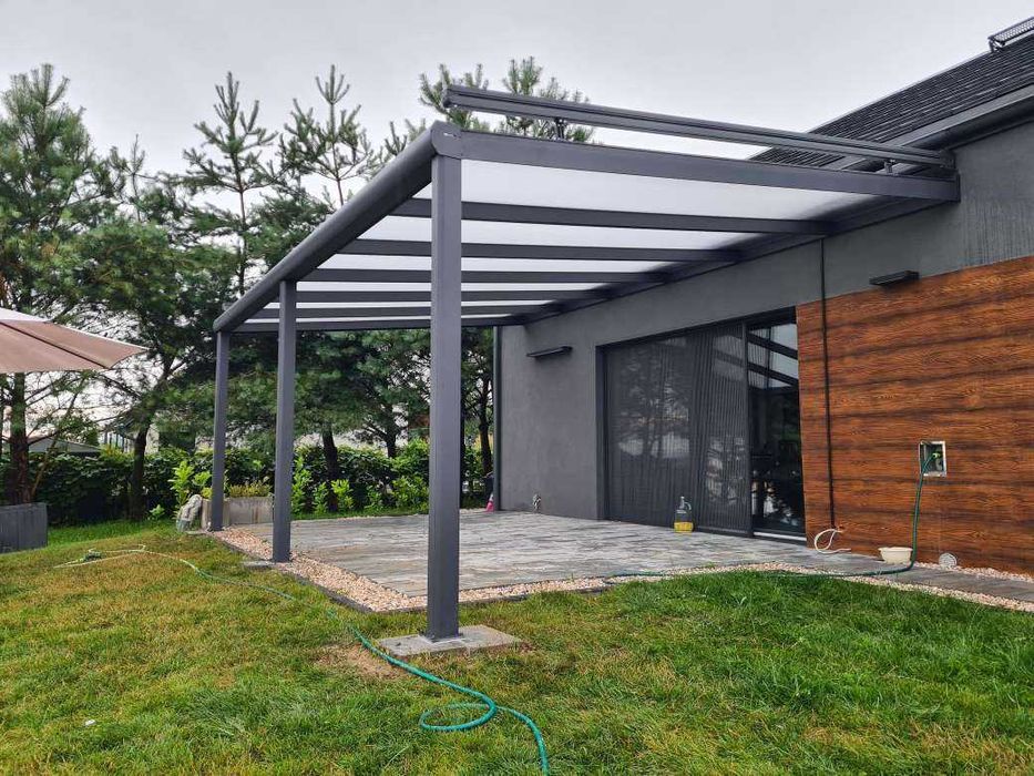 Pergola Ogrodowa Tarasowa Wiata ALTANA Aluminiowa Zadaszenie Tarasu