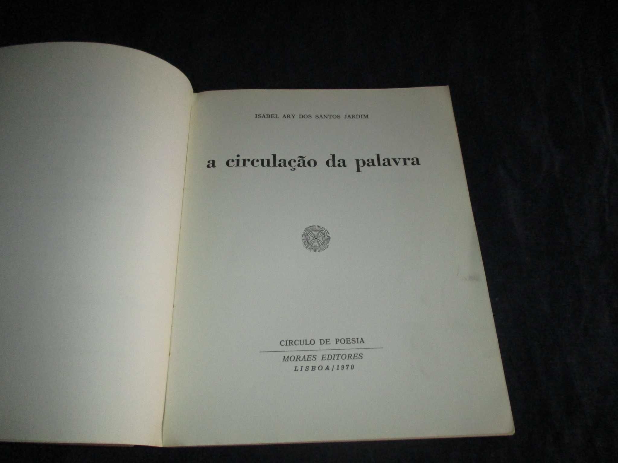 Livro A Circulação da Palavra Isabel Ary dos Santos Jardim