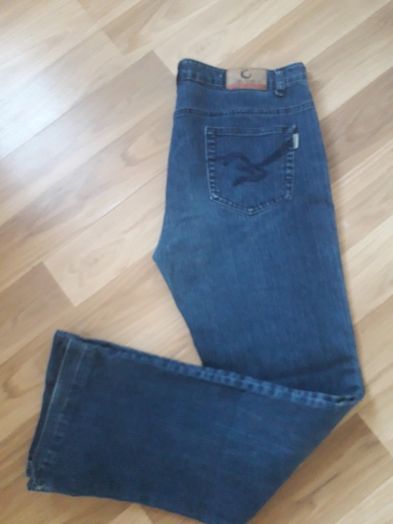 Spodnie damskie jeans rozm.ok.44 pas 2x46cm dl.105 biodra 2x50cm bdb