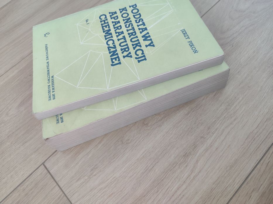 Podstawy konstrukcji aparatury chemicznej  J. Pikoń cz.I-II komplet