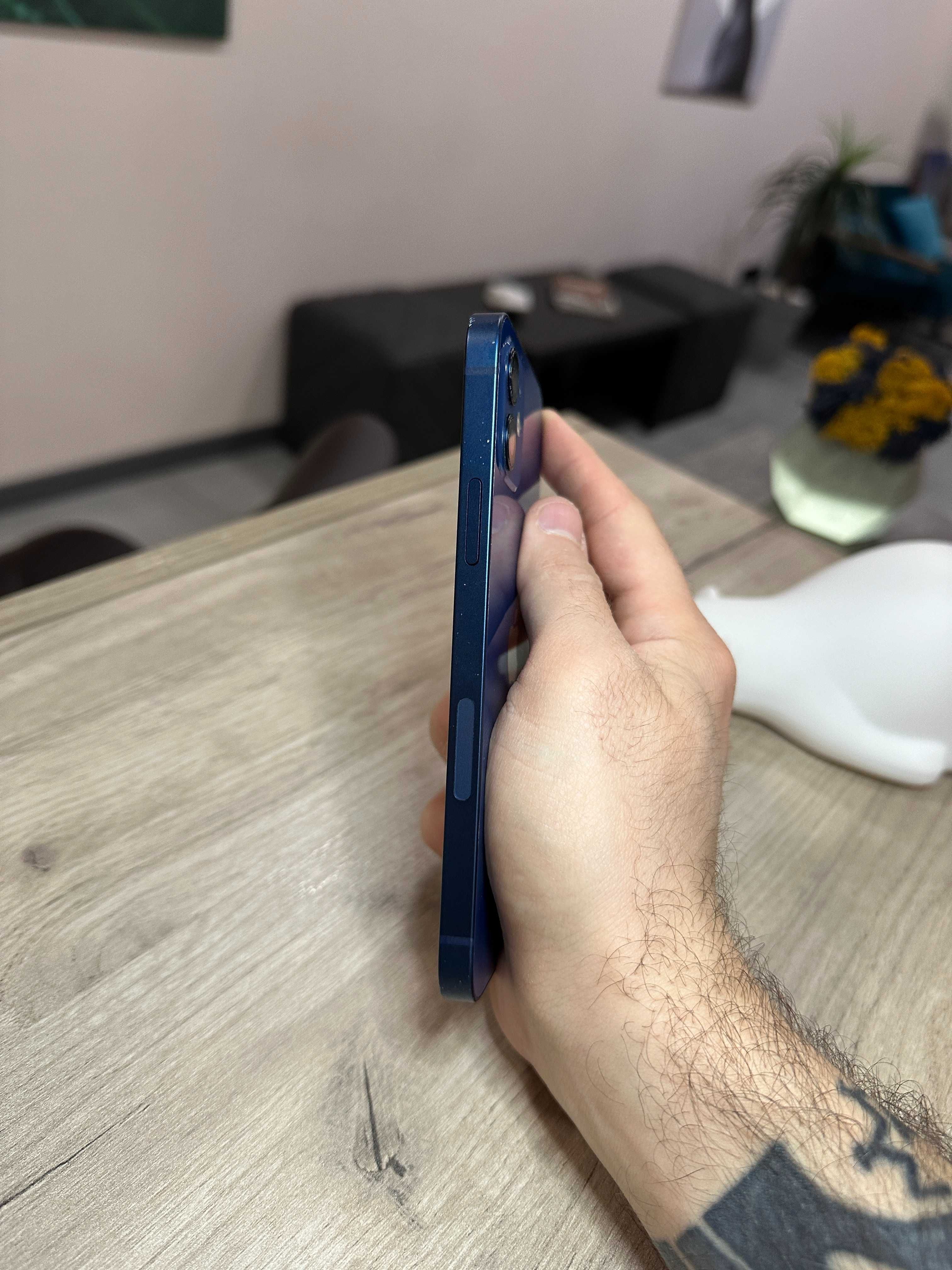 iPhone 12 Blue Синій АКБ 100% 64gb Neverlock Розстрочка Обмін Магазин