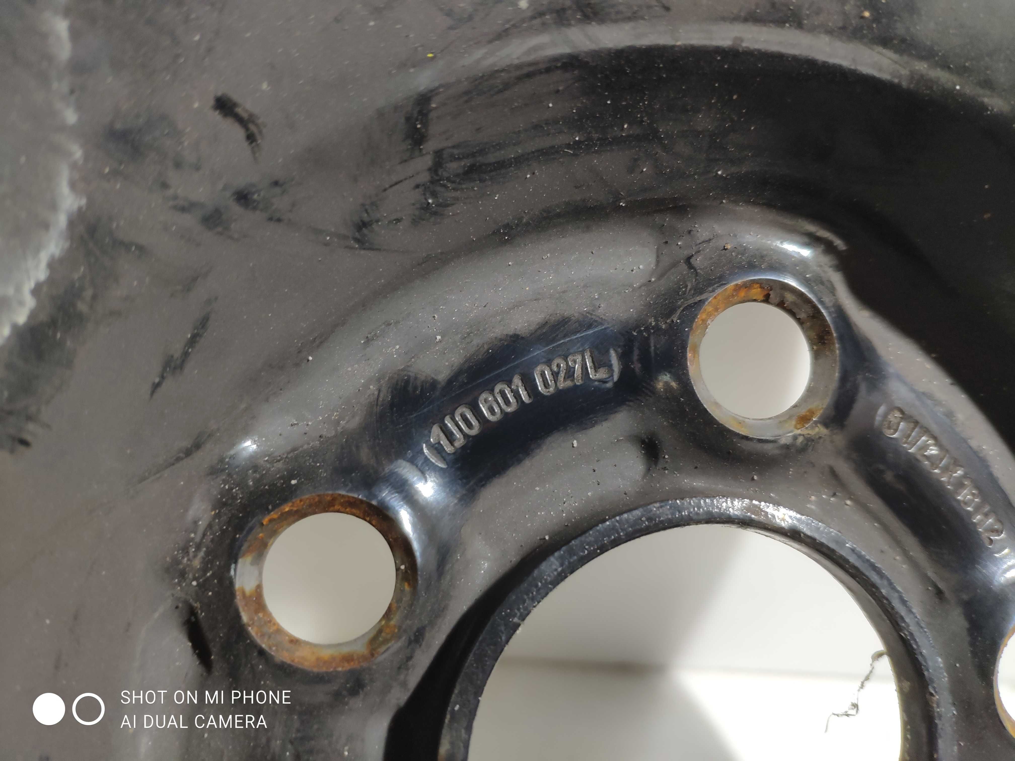 Felga Felgi 5x100 16 " cali VW 6,5j 16 H2 ET42 stalowe Audi 1szt