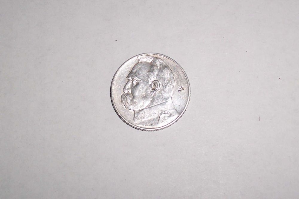 Moneta 5 zł - JÓZEF PIŁSUDSKI 1935 - srebro