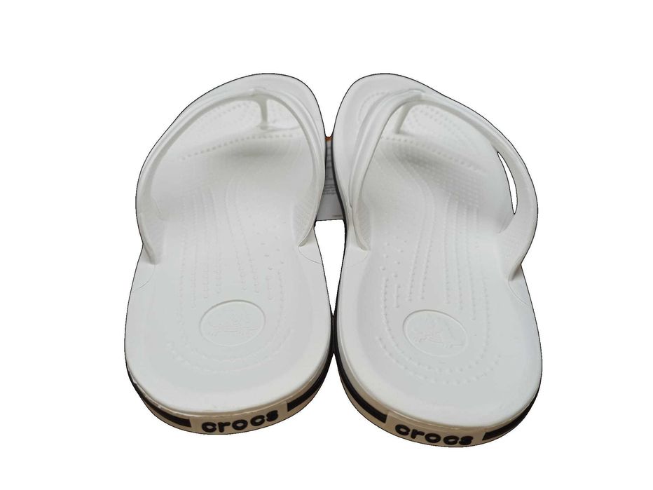 NOWE Klapki JAPONKI CROCS męskie damskie unisex na basen BIAŁE 45/46