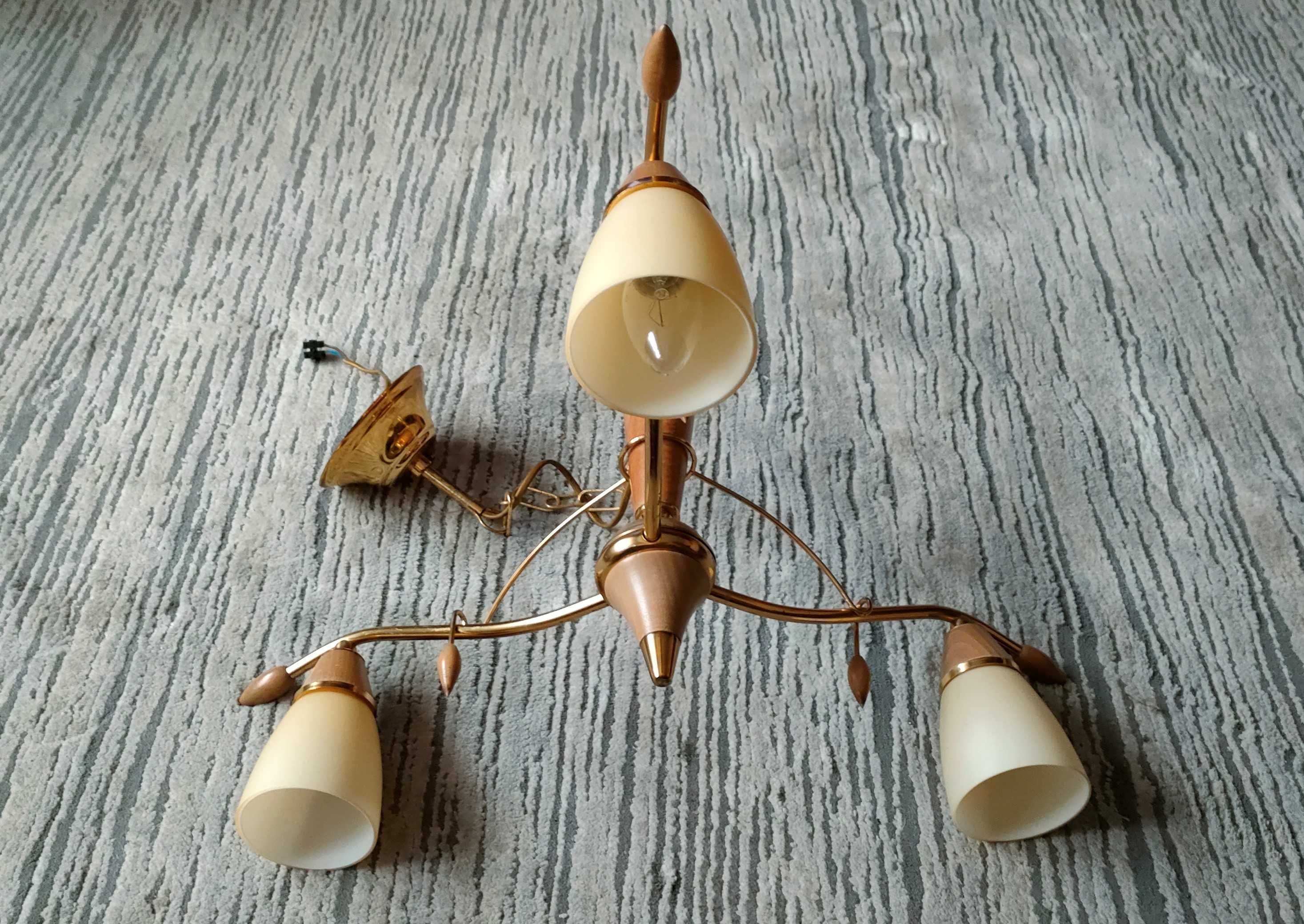 Lampa Sufitowa Wisząca żyrandol 3x40W E14