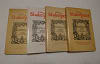 W. Shakespeare - zestaw 4 książek.Możliwość rozdzielenia.
