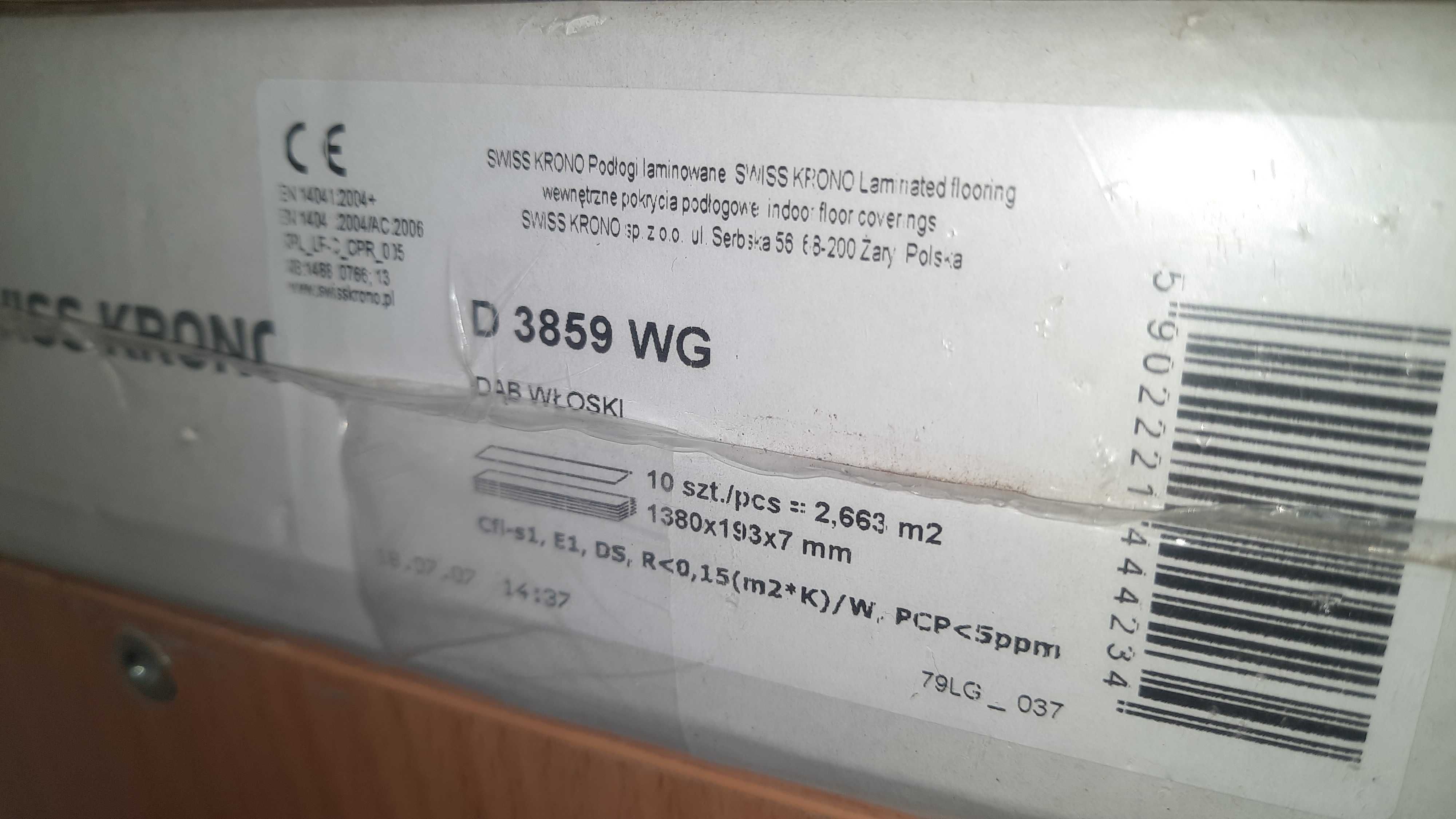 Panele SWISS KRONO - DĄB AXEL OAK / DĄB WŁOSKI - 48 m2 nieużytkowane