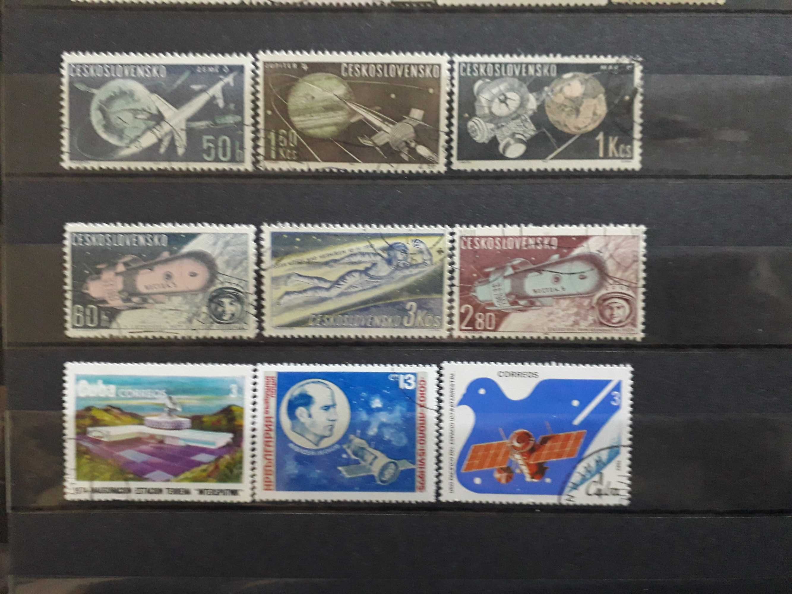 znaczki pocztowe Kosmos 17 szt.