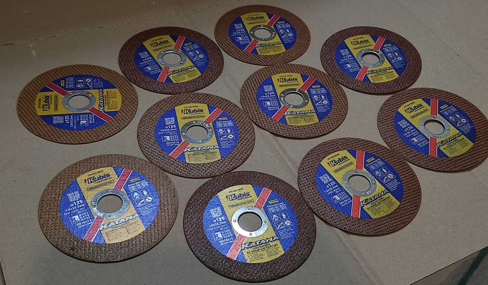 Набор из 10 отрезных дисков - KATANA "Kubis" Q - 125  (1.2мм)