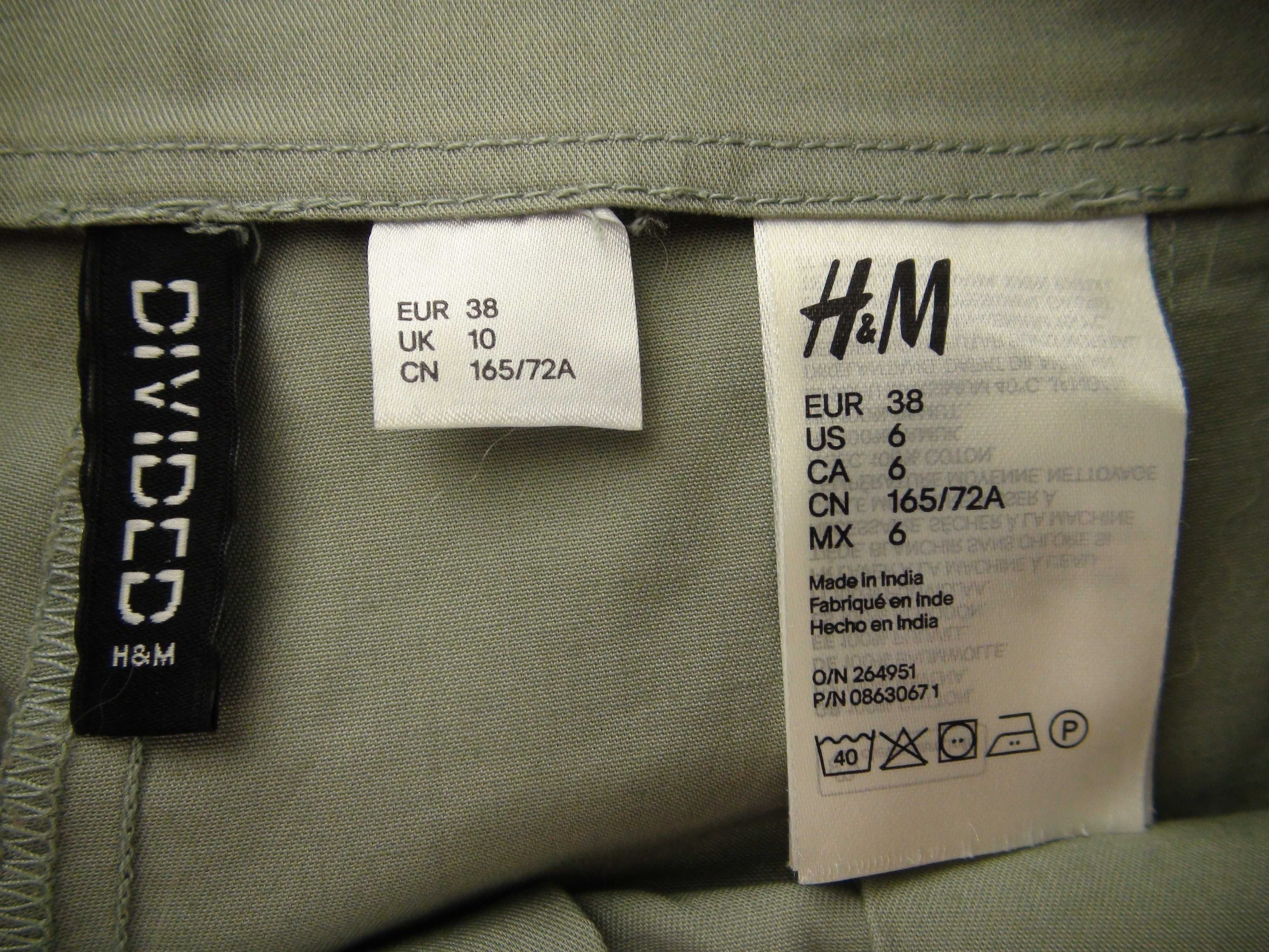 H&M spodenki 100% bawełna    38