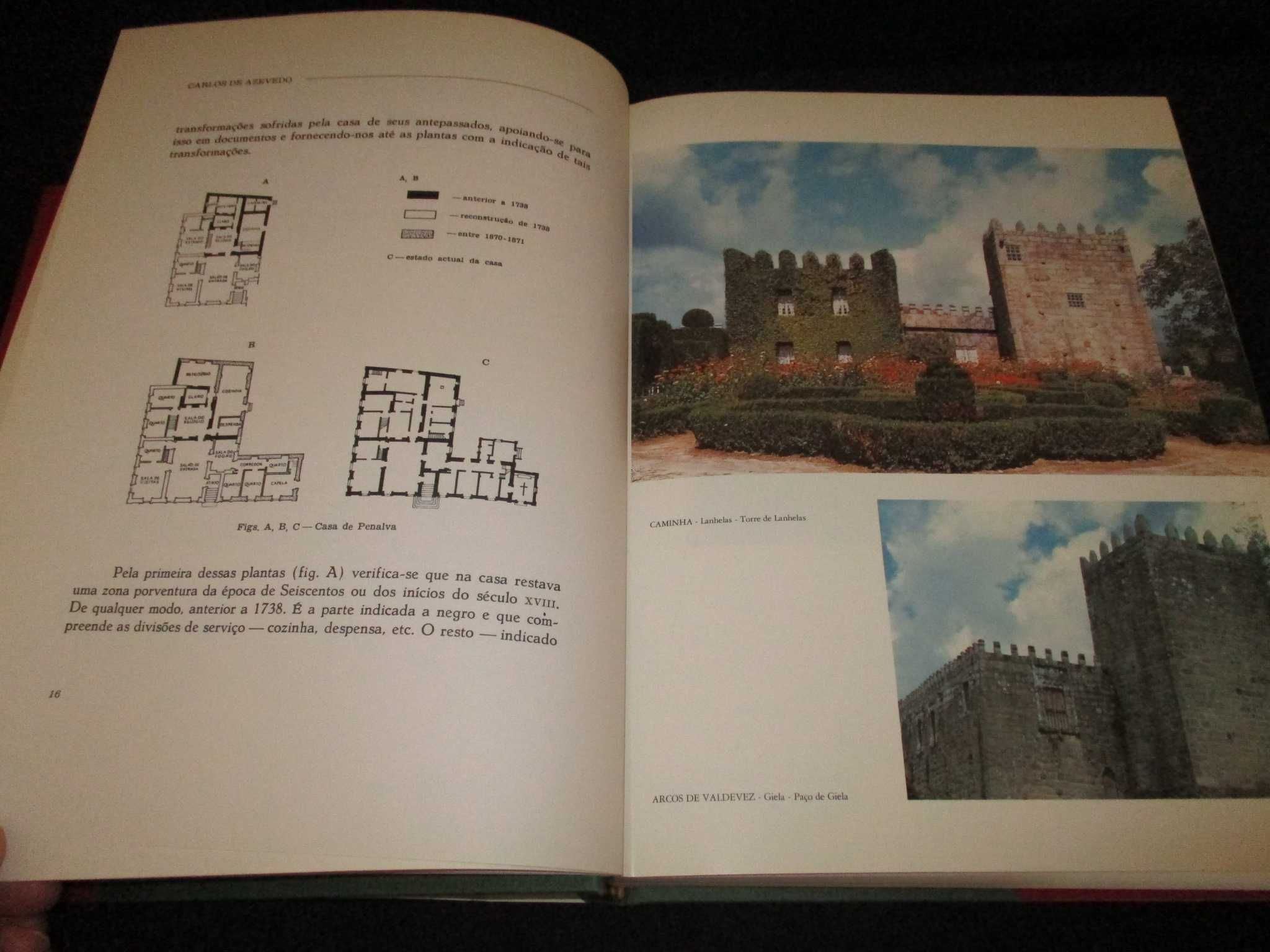 Livro Solares Portugueses Carlos de Azevedo Livros Horizonte 1988