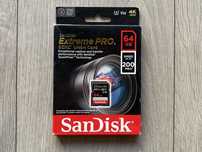 Nowa Karta SDXC SanDisk Extreme Pro 64GB 200/90 MB/s