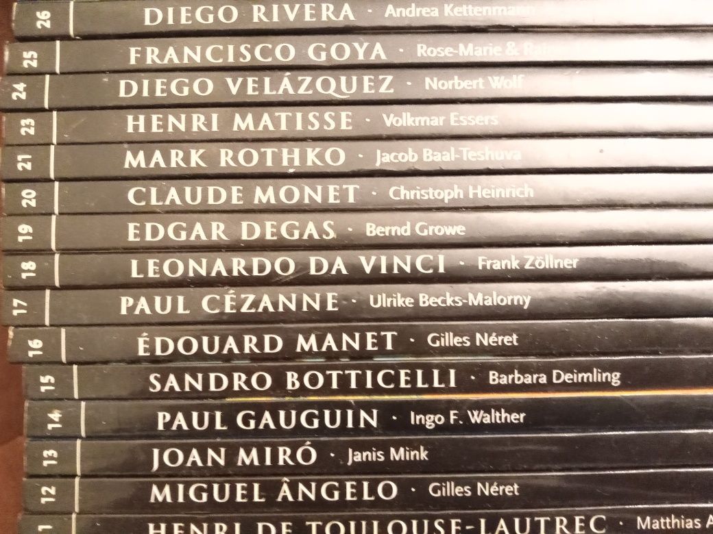 Coleção de pintores em 60 volumes