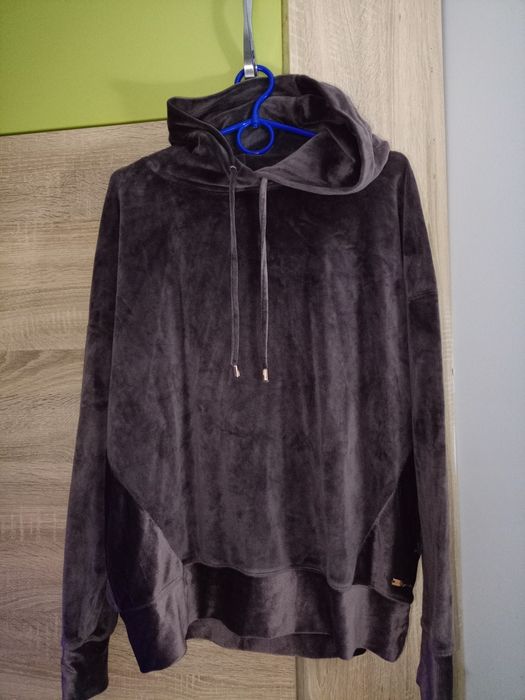 Bluza z kapturem brąz xl