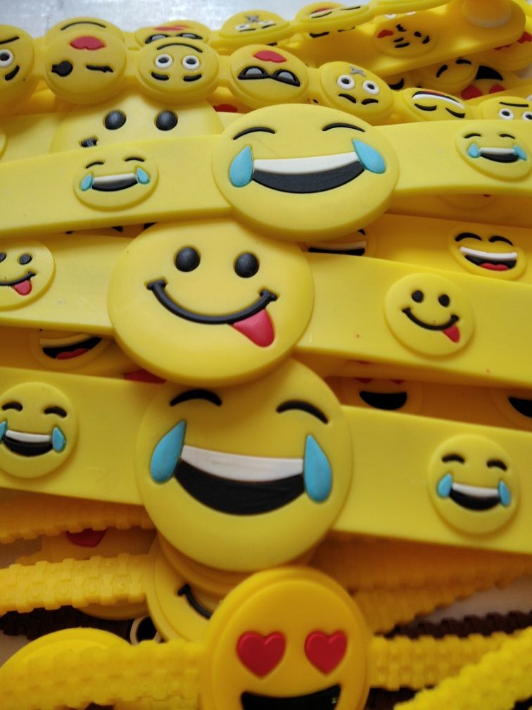 Opaski emotikony dla dzieci 36 sztuk