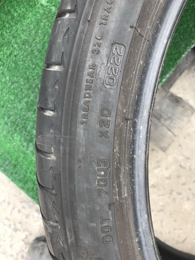 Bridgestone Turanza  285/35r22 пара резина  шини б/у склад літо оригіл