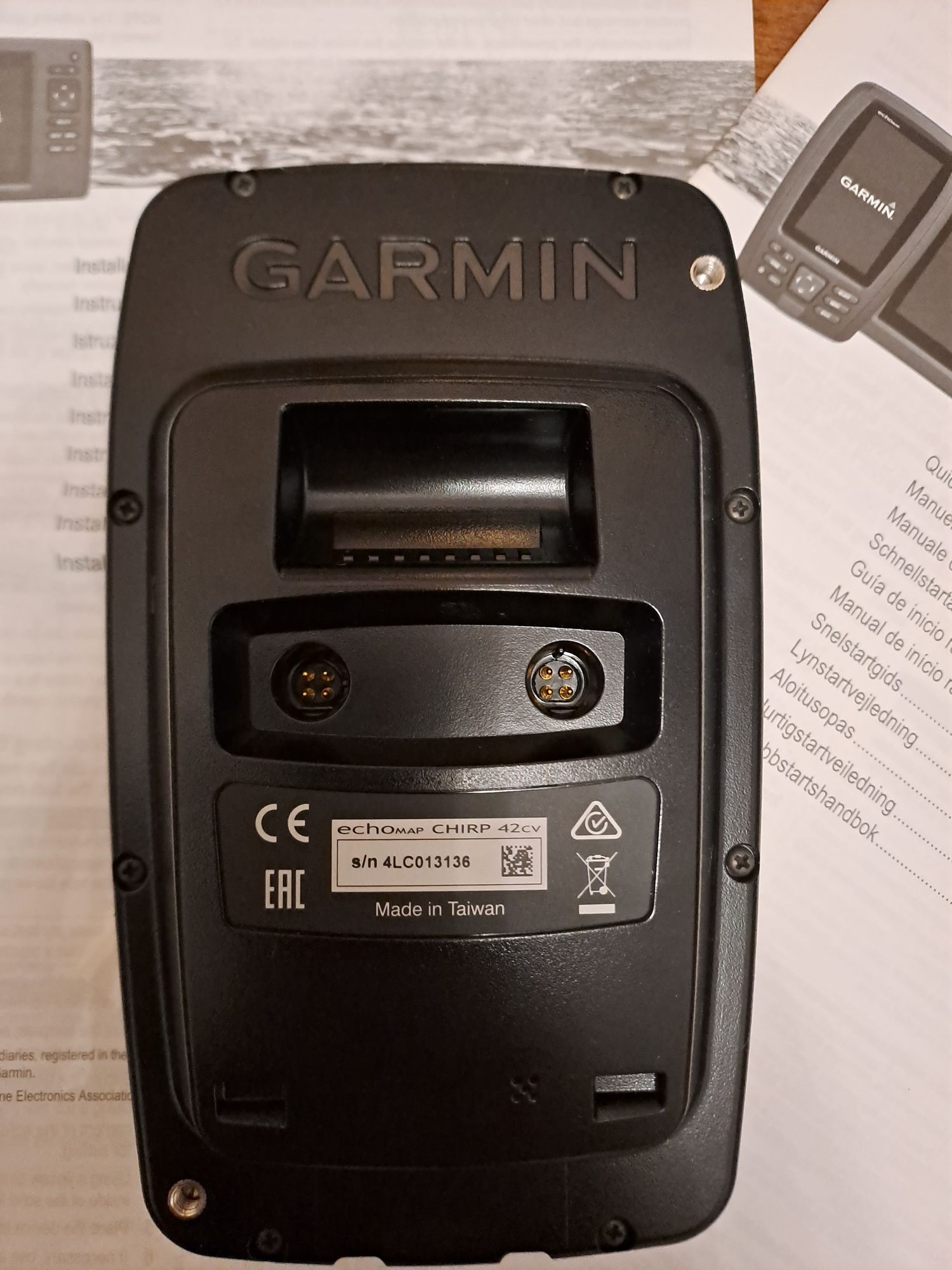 Эхолот Картплоттер ( GPS)-эхолот Garmin echo. MAP CHIRP 42cv