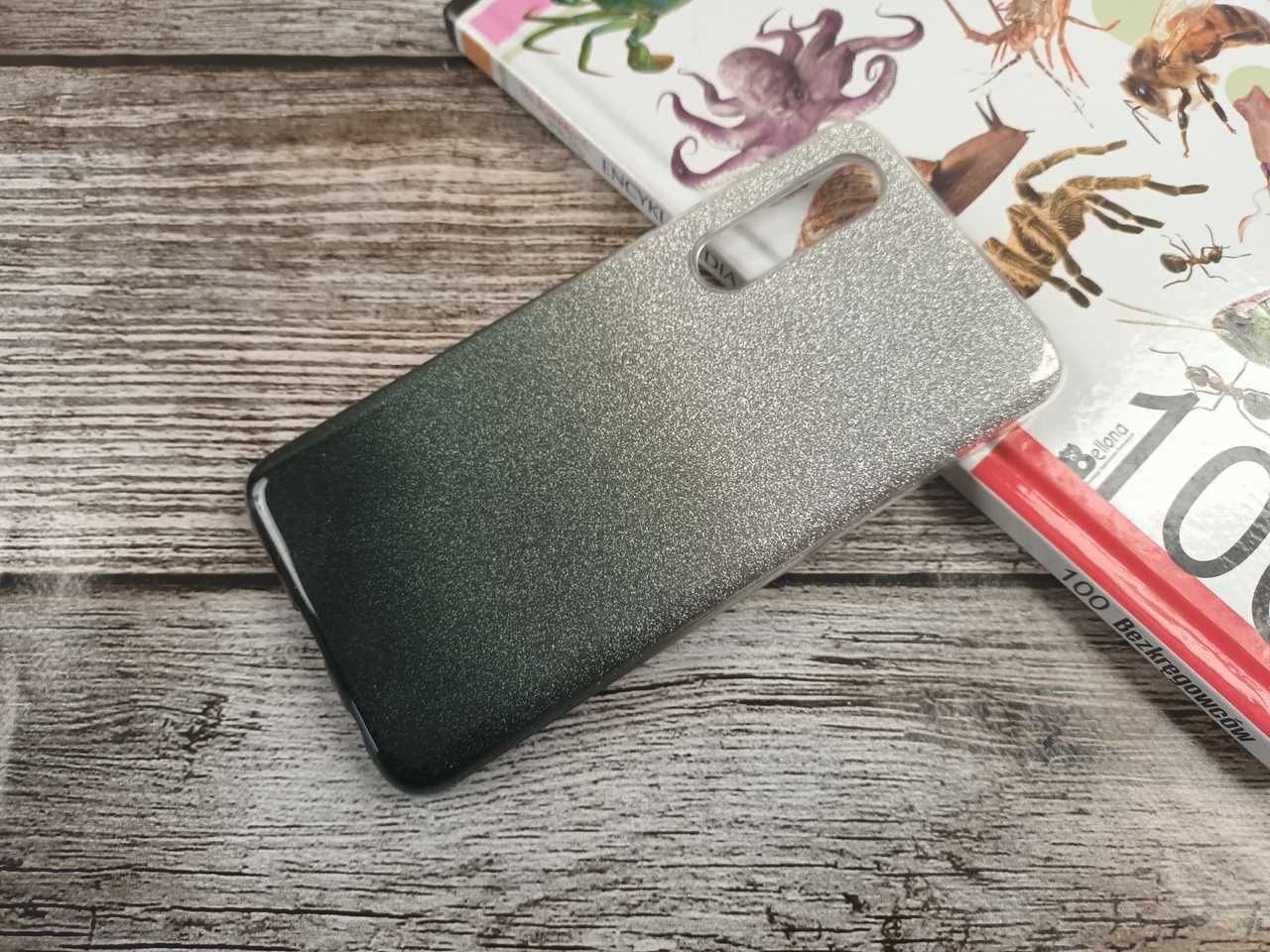 Etui Brokatowe Glitter do Huawei P30 + Szkło Hartowane