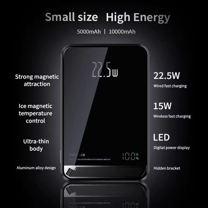 НОВИНКА!!!PowerBank Q9 22,5W(H1) 10000Mah (MagSafe)2025 року для Аррle