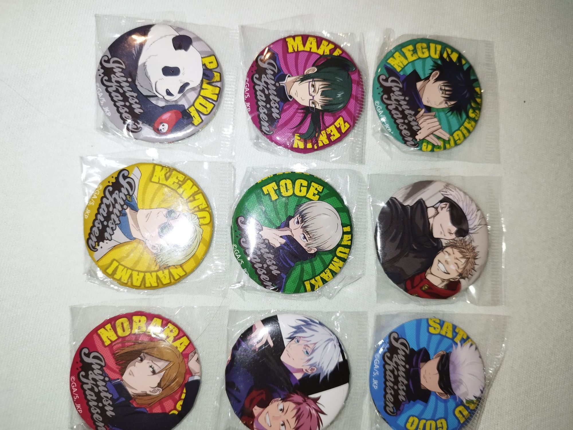 Badge Jujutsu Kaisen przypinka